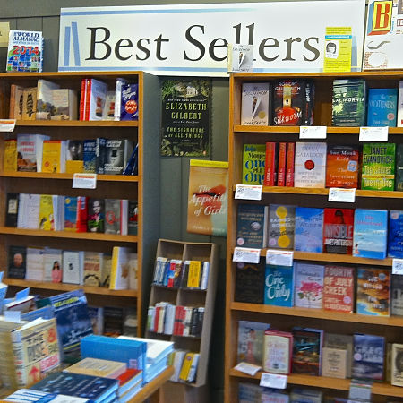 Brilliant Books best sellers shelves