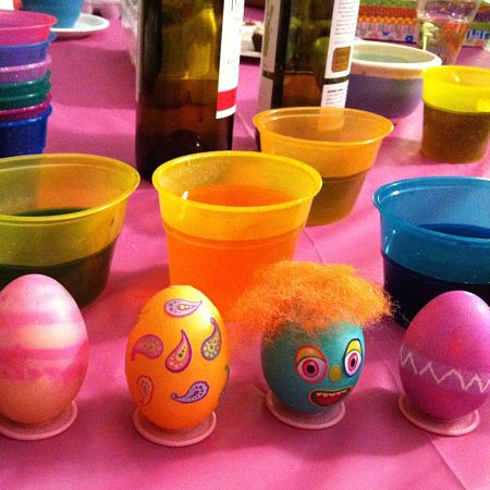 decorated eggs with wine – Version 2