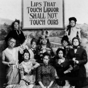 Suffragettes on Repeal Day