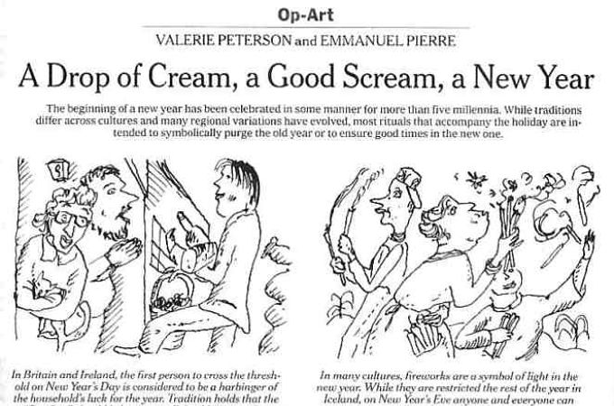 New York Times Op-Art written by Valerie Peterson