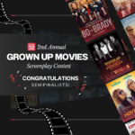 Stage 32 Grown Up movies semifinalist graphic